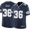 Cowboys #36 Dominique Ross Vapor Limited Jersey -Navy