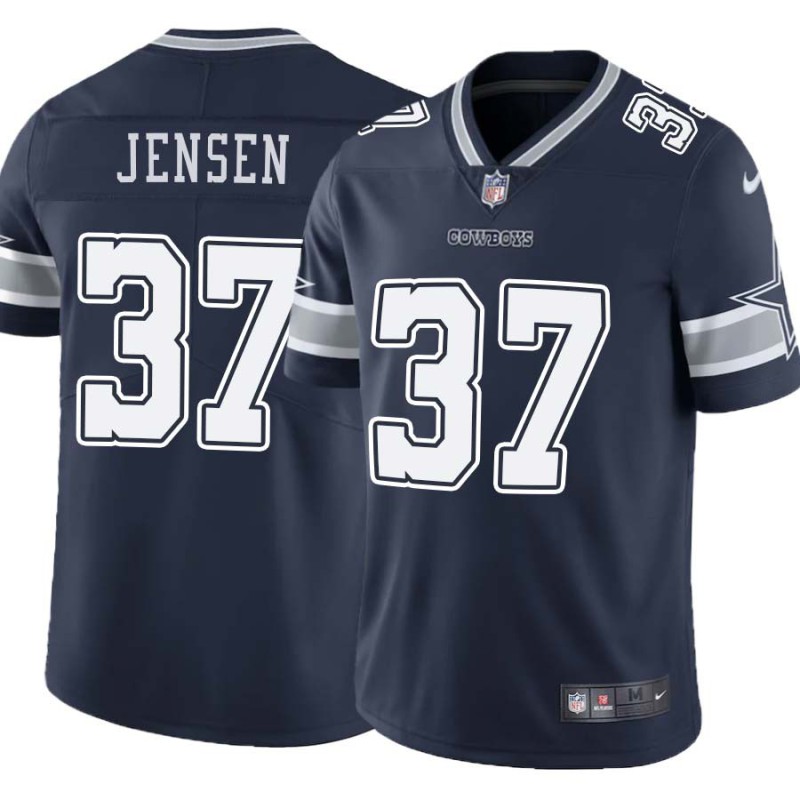 Cowboys #37 Jim Jensen Vapor Limited Jersey -Navy