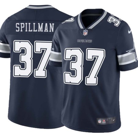 Cowboys #37 C.J. Spillman Vapor Limited Jersey -Navy