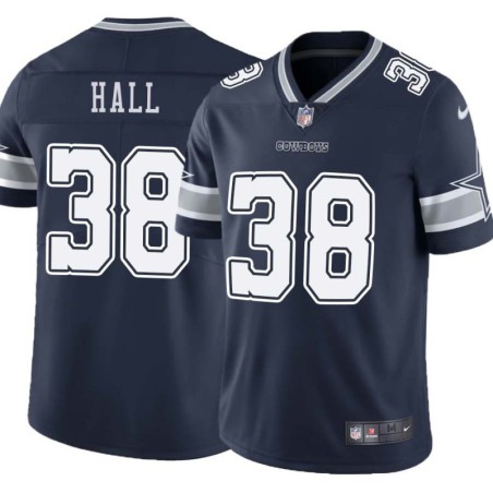 Cowboys #38 Chris Hall Vapor Limited Jersey -Navy