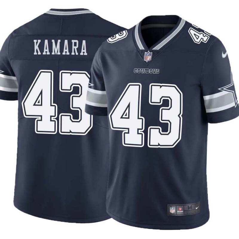 Cowboys #43 Azur Kamara Vapor Limited Jersey -Navy