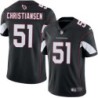 Cardinals #51 Marty Christiansen Stitched Black Jersey