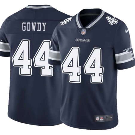 Cowboys #44 Cornell Gowdy Vapor Limited Jersey -Navy