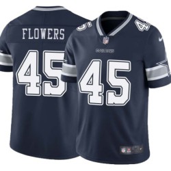 Cowboys #45 Richmond Flowers Vapor Limited Jersey -Navy