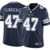 Cowboys #47 Dextor Clinkscale Vapor Limited Jersey -Navy