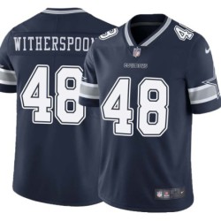 Cowboys #48 Terry Witherspoon Vapor Limited Jersey -Navy