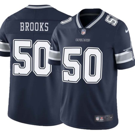 Cowboys #50 Jamal Brooks Vapor Limited Jersey -Navy