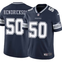 Cowboys #50 Steve Hendrickson Vapor Limited Jersey -Navy