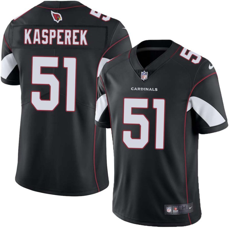 Cardinals #51 Dick Kasperek Stitched Black Jersey