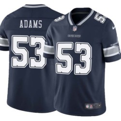 Cowboys #53 Keith Adams Vapor Limited Jersey -Navy