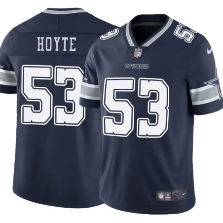 Cowboys #53 Oliver Hoyte Vapor Limited Jersey -Navy