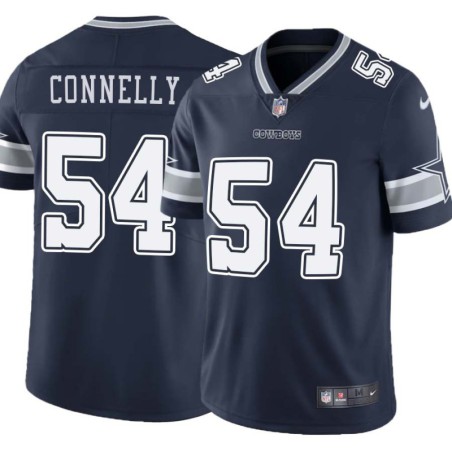 Cowboys #54 Mike Connelly Vapor Limited Jersey -Navy