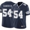 Cowboys #54 Darren Hambrick Vapor Limited Jersey -Navy