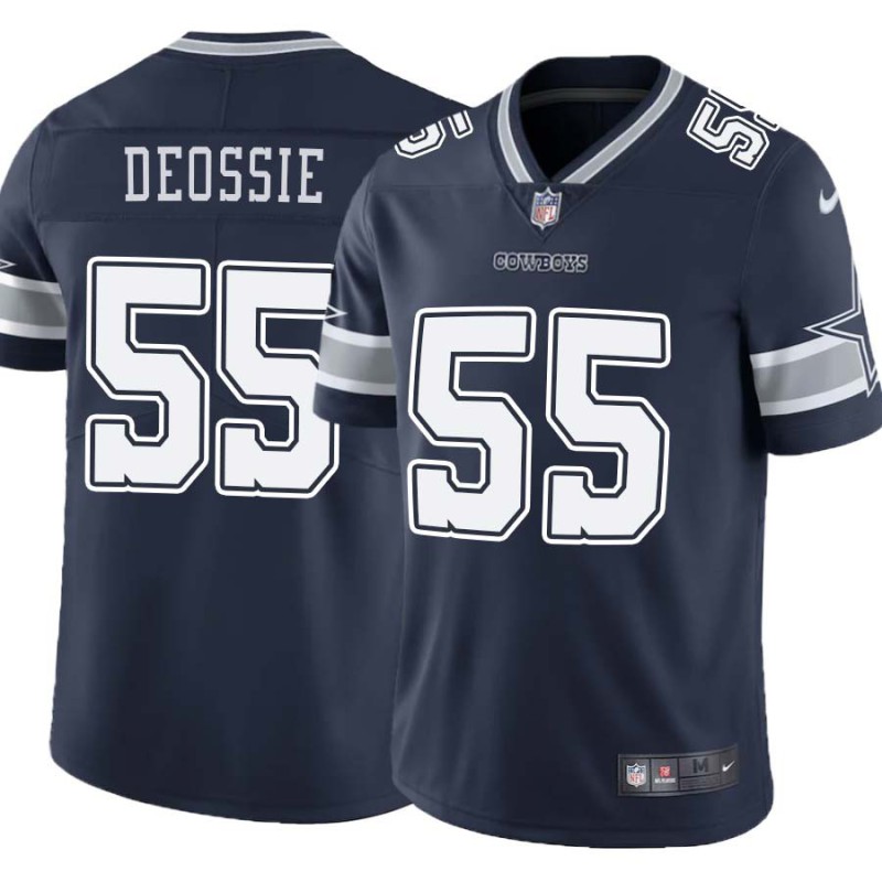 Cowboys #55 Steve DeOssie Vapor Limited Jersey -Navy