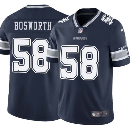 Cowboys #58 Kyle Bosworth Vapor Limited Jersey -Navy