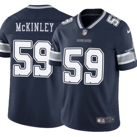 Cowboys #59 Takkarist McKinley Vapor Limited Jersey -Navy