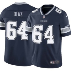 Cowboys #64 Jorge Diaz Vapor Limited Jersey -Navy