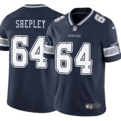 Cowboys #64 Dakoda Shepley Vapor Limited Jersey -Navy