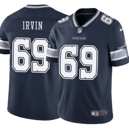 Cowboys #69 Corvey Irvin Vapor Limited Jersey -Navy