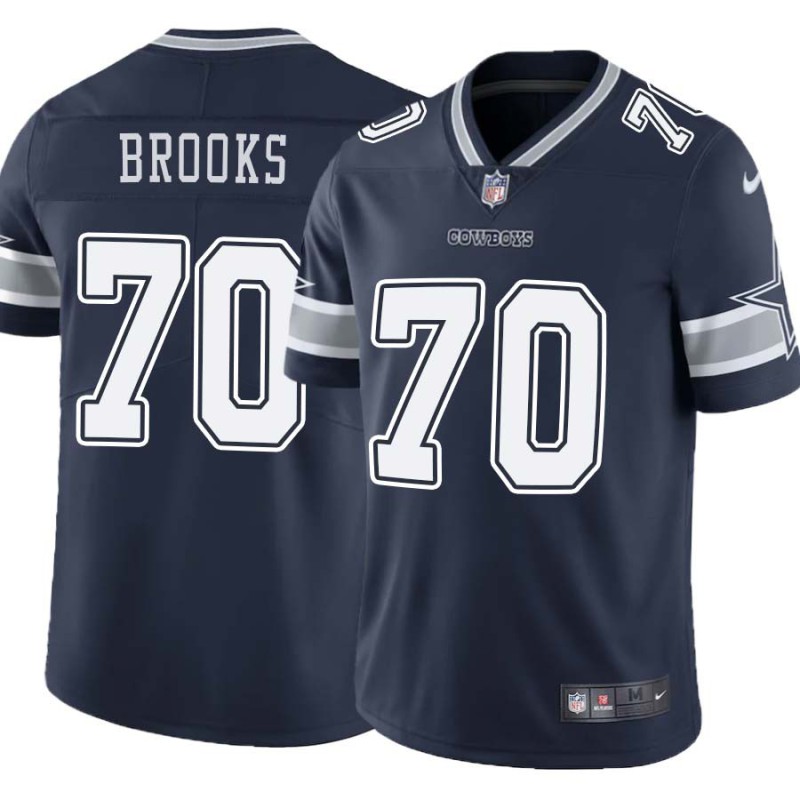 Cowboys #70 Ethan Brooks Vapor Limited Jersey -Navy