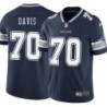 Cowboys #70 Leonard Davis Vapor Limited Jersey -Navy