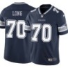 Cowboys #70 Jerome Long Vapor Limited Jersey -Navy