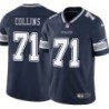 Cowboys #71 La'el Collins Vapor Limited Jersey -Navy