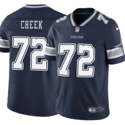 Cowboys #72 Louis Cheek Vapor Limited Jersey -Navy