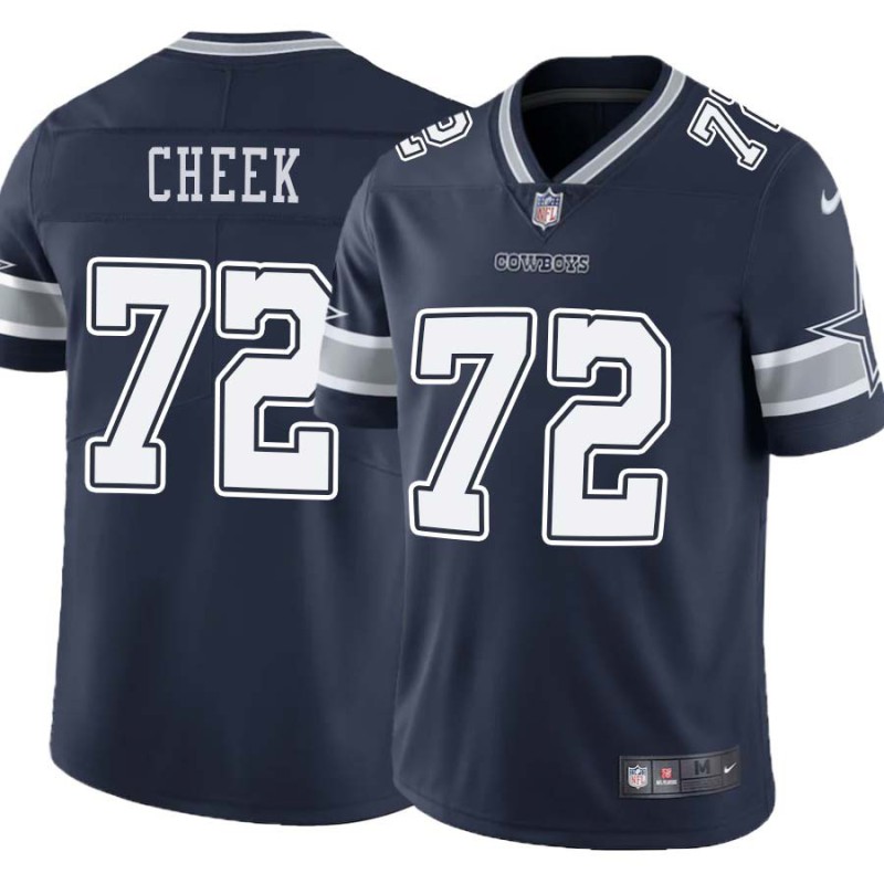 Cowboys #72 Louis Cheek Vapor Limited Jersey -Navy