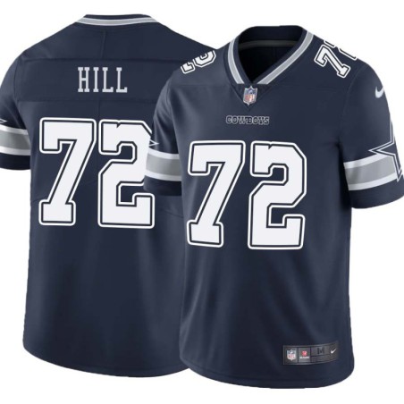 Cowboys #72 Trysten Hill Vapor Limited Jersey -Navy