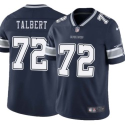 Cowboys #72 Don Talbert Vapor Limited Jersey -Navy