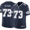 Cowboys #73 Syd Kitson Vapor Limited Jersey -Navy