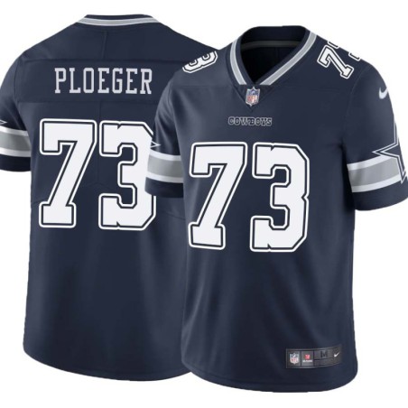 Cowboys #73 Kurt Ploeger Vapor Limited Jersey -Navy