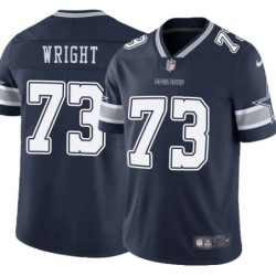 Cowboys #73 Steve Wright Vapor Limited Jersey -Navy
