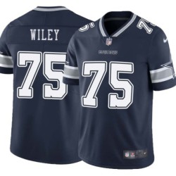 Cowboys #75 Marcellus Wiley Vapor Limited Jersey -Navy