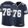 Cowboys #76 John Gonzaga Vapor Limited Jersey -Navy