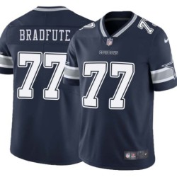 Cowboys #77 Byron Bradfute Vapor Limited Jersey -Navy