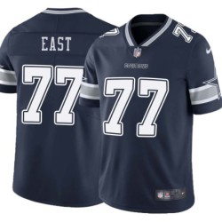 Cowboys #77 Ron East Vapor Limited Jersey -Navy