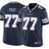 Cowboys #77 Solomon Page Vapor Limited Jersey -Navy