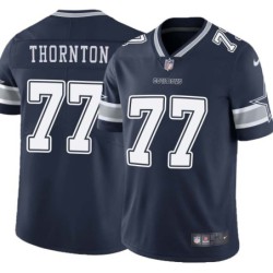 Cowboys #77 Bruce Thornton Vapor Limited Jersey -Navy