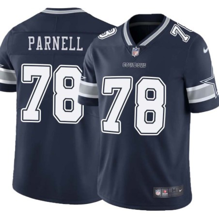 Cowboys #78 Jermey Parnell Vapor Limited Jersey -Navy