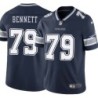 Cowboys #79 Michael Bennett Vapor Limited Jersey -Navy