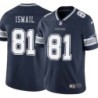 Cowboys #81 Rocket Ismail Vapor Limited Jersey -Navy