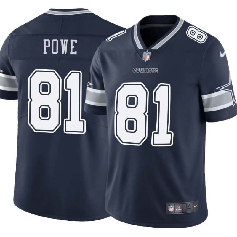 Cowboys #81 Karl Powe Vapor Limited Jersey -Navy