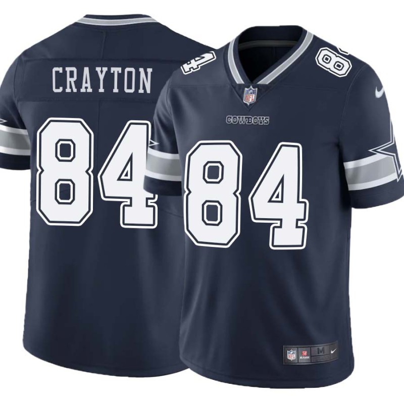 Cowboys #84 Patrick Crayton Vapor Limited Jersey -Navy