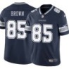 Cowboys #85 Noah Brown Vapor Limited Jersey -Navy