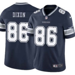 Cowboys #86 James Dixon Vapor Limited Jersey -Navy