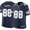 Cowboys #88 Jackie Harris Vapor Limited Jersey -Navy