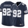 Cowboys #92 Thomas Johnson Vapor Limited Jersey -Navy