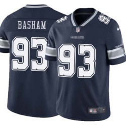 Cowboys #93 Tarell Basham Vapor Limited Jersey -Navy